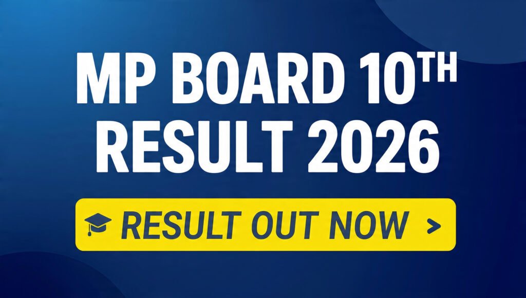 MP Board 10th result 2026