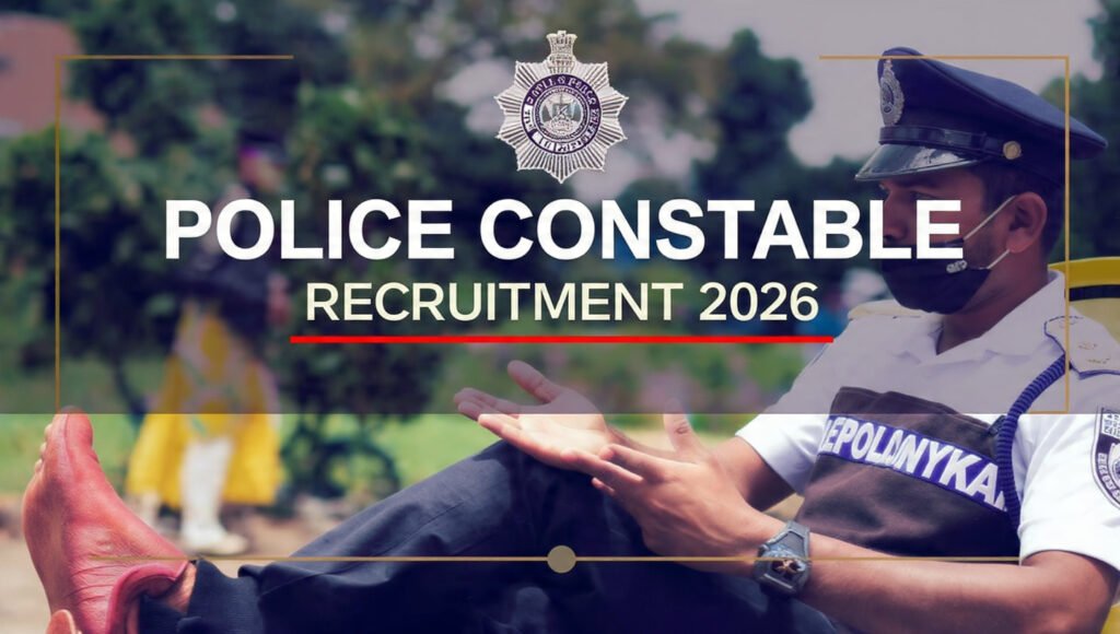 Police Constable Recruitment 2026