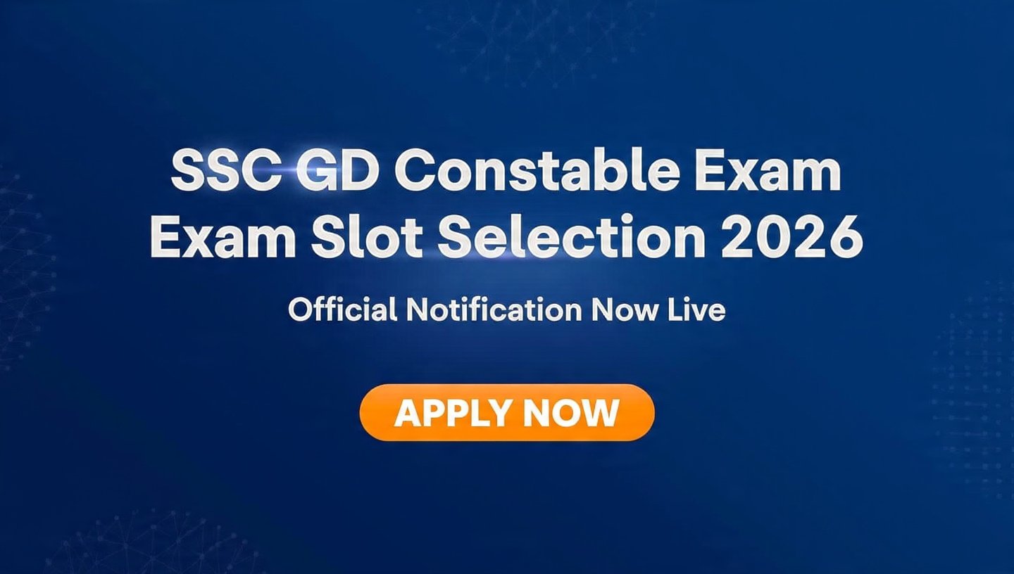 SSC GD Constable Exam Slot Selection